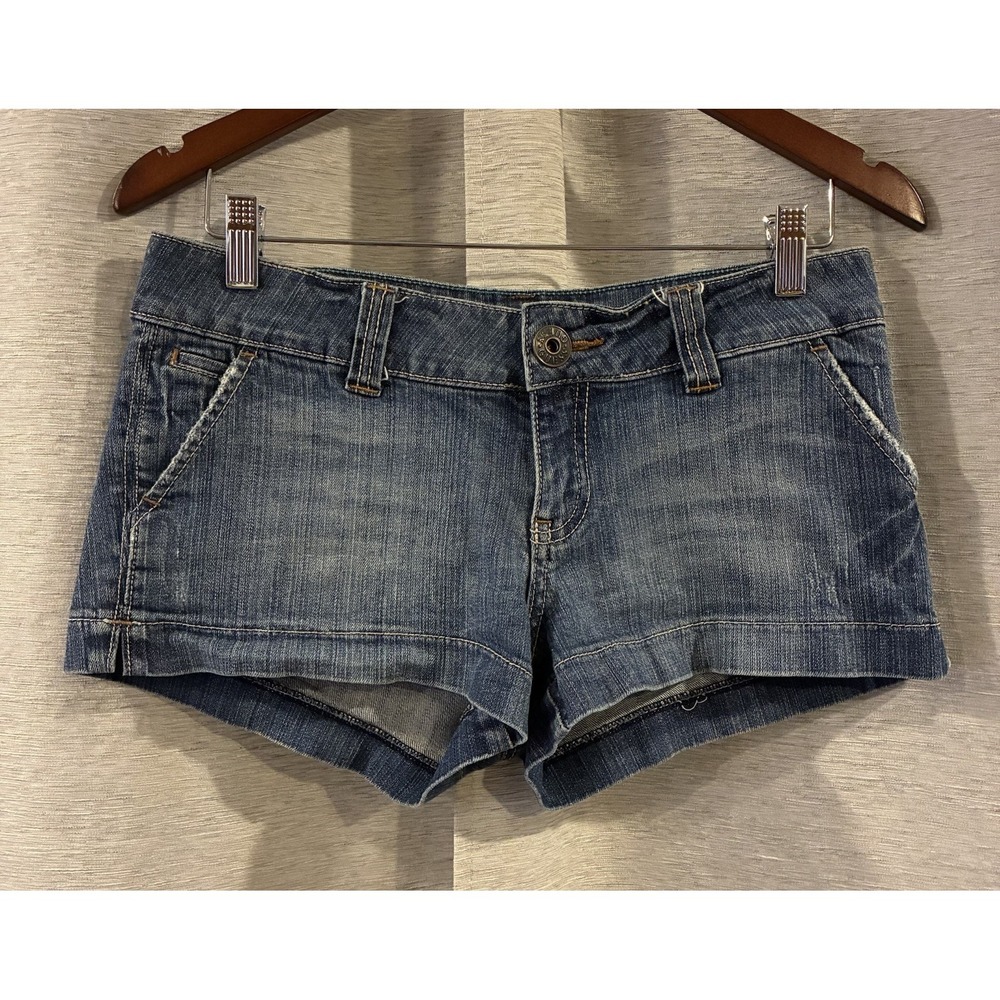 Y2K Guess Denim Shorts Size 28 Hot‎ Pants Festival
